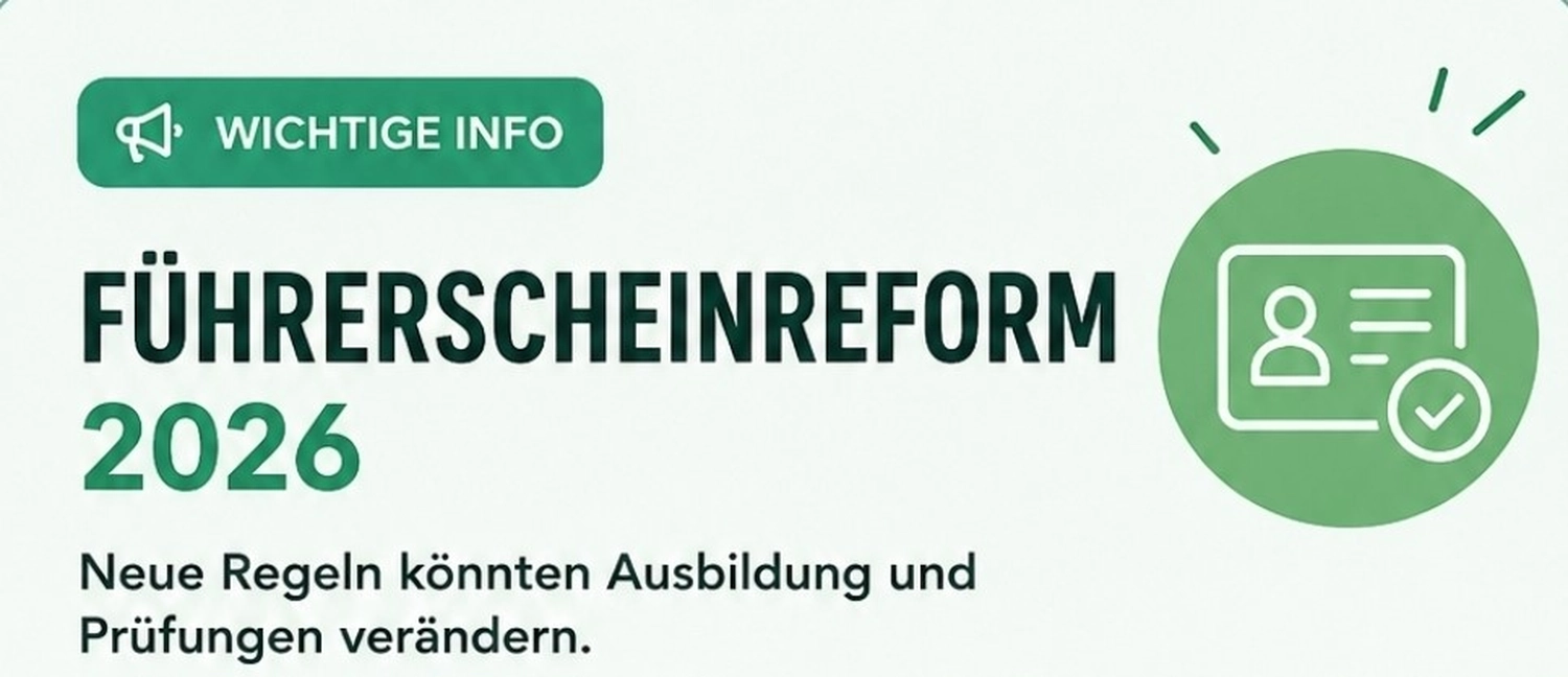 Wichtige Infos zur Führerscheinreform 2026 - Fahrschule ONDY Münster